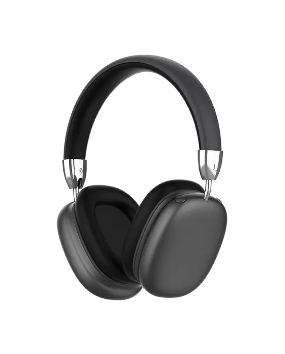 A pair of wireless Bluetooth sports folding headphones on a white background.