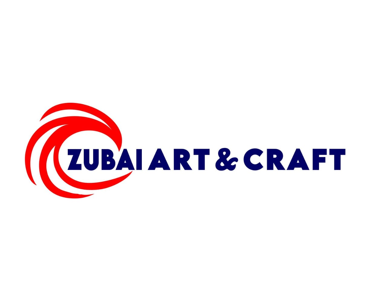 The logo for zubair art & craft.